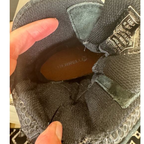 Merrell Moab 2 8" Response Waterpoof Black 6.5M Tactical Work Boots J45366 Goth - Picture 11 of 12